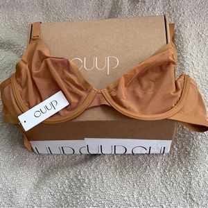 CUUP Plunge Bra in Caramel
